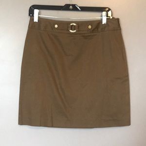Adrienne Vittadini olive pencil skirt.